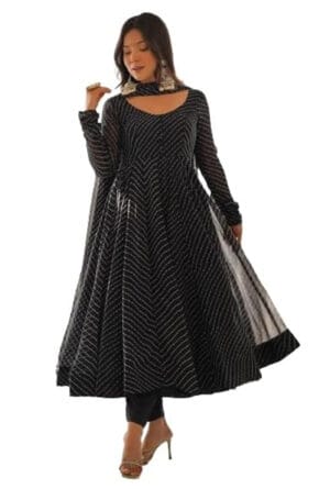 Digital Prtint Designer Gown With Duptta for Women & Girls