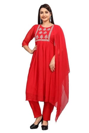 Digital Prtint Designer Gown With Duptta for Women & Girls