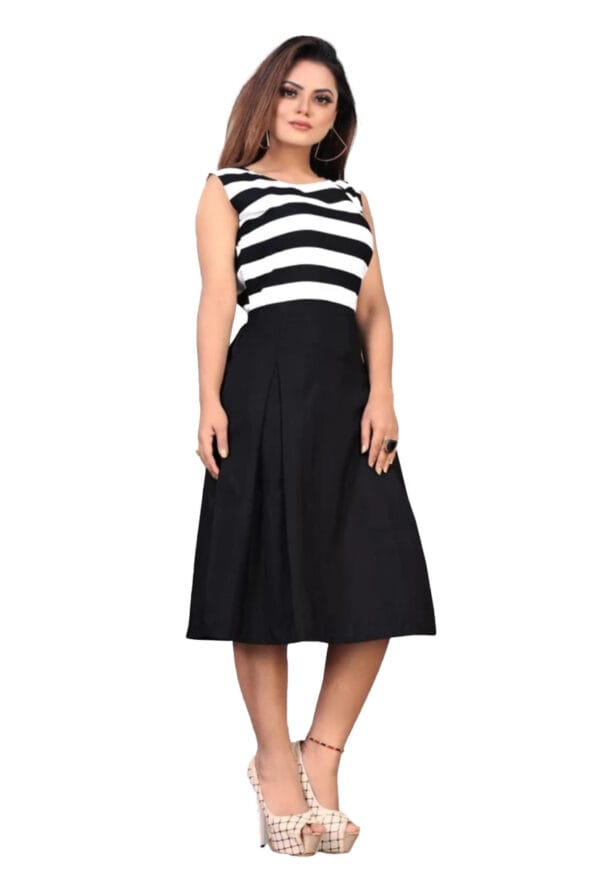 Stylish Western Tea Length Skirt Dress for Women / Girls - Image 3