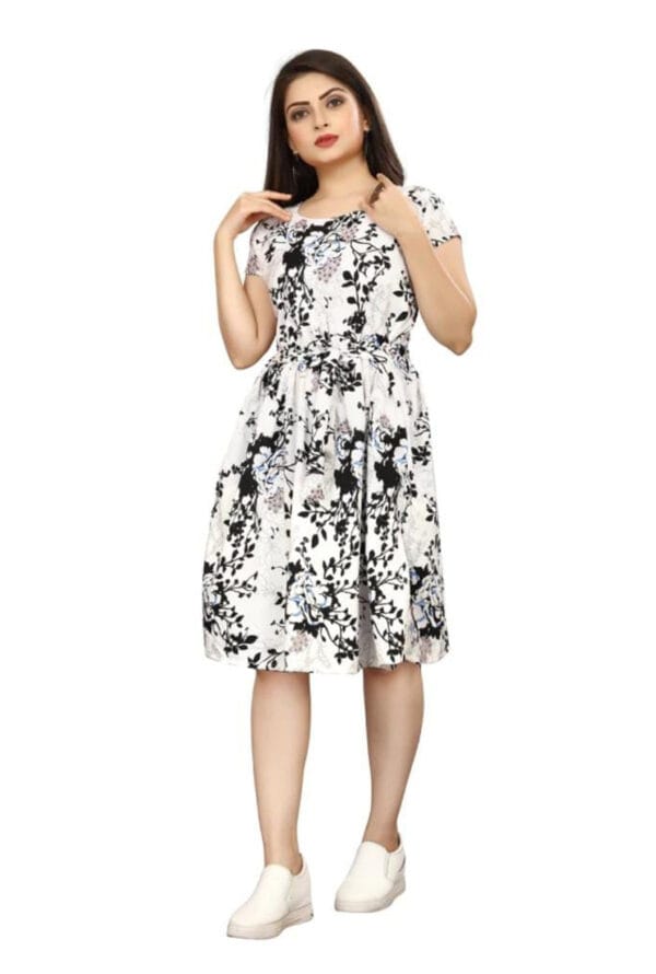 Stylish Western Tea Length Skirt Dress for Women / Girls - Image 4