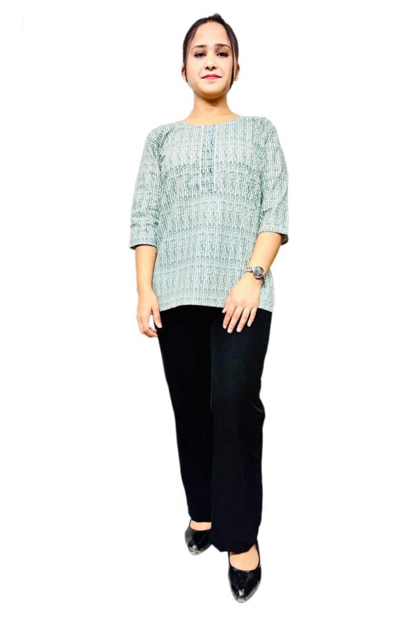 Trendy Casual Cotton 60:60 Short Kurti for Women's & Girls - Image 6