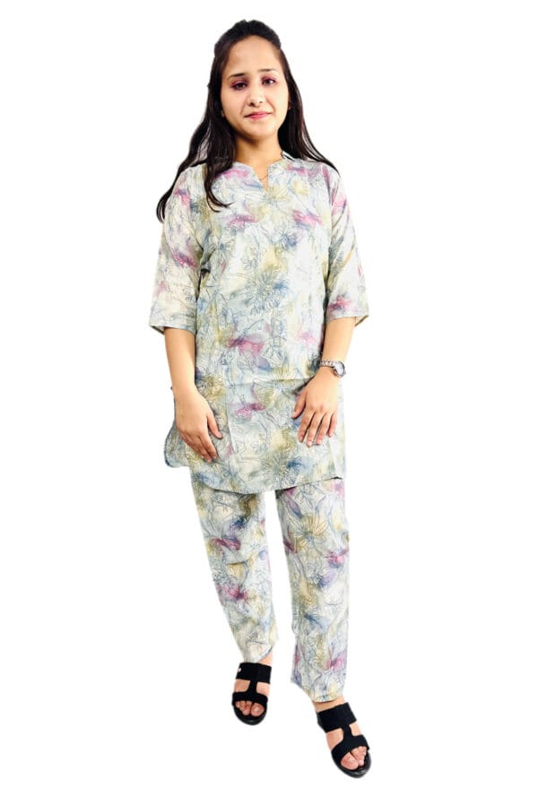 Stylish Michelin Printed Co-Ord Set for Women and Girls - Image 3