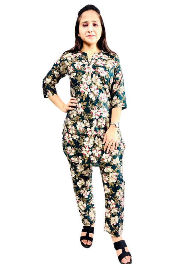 Stylish Michelin Printed Co-Ord Set for Women and Girls - Image 2