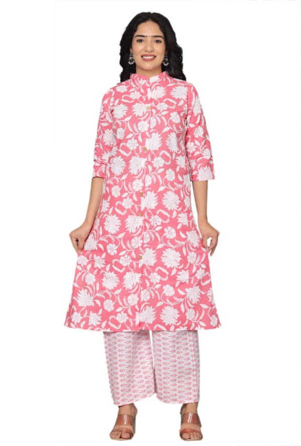 Stylish Cotton Multiple Printed Co-Ord Set for Women & Girls - Image 3