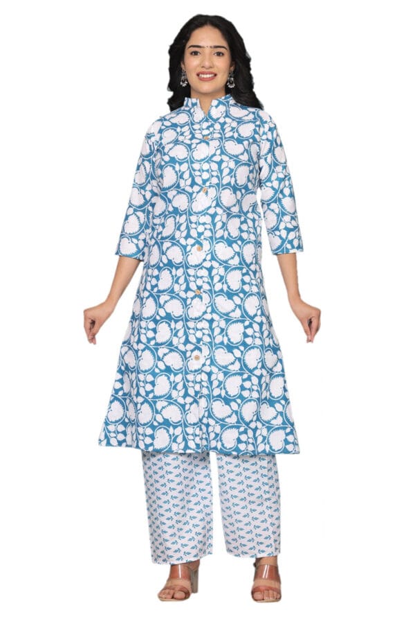 Stylish Cotton Multiple Printed Co-Ord Set for Women & Girls - Image 4