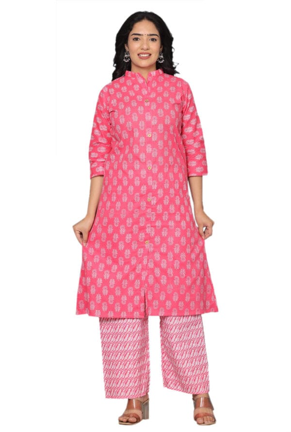 Stylish Cotton Multiple Printed Co-Ord Set for Women & Girls - Image 6