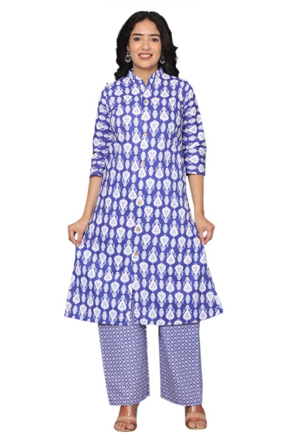 Stylish Cotton Multiple Printed Co-Ord Set for Women & Girls - Image 9