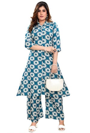 Stylish Cotton Digital Printed Co-Ord Set for Women & Girls