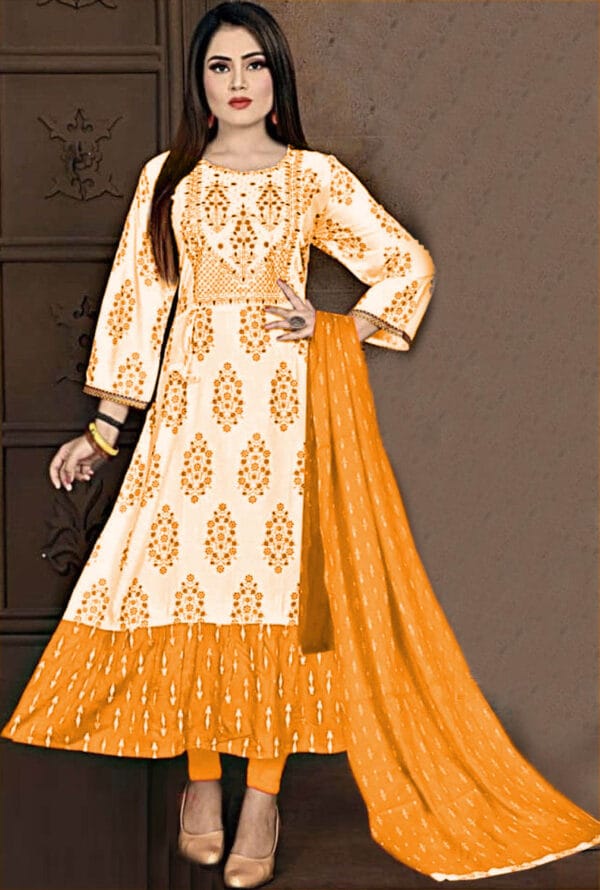 Embroidery Work Party Wear Long Gown for Women & Girls