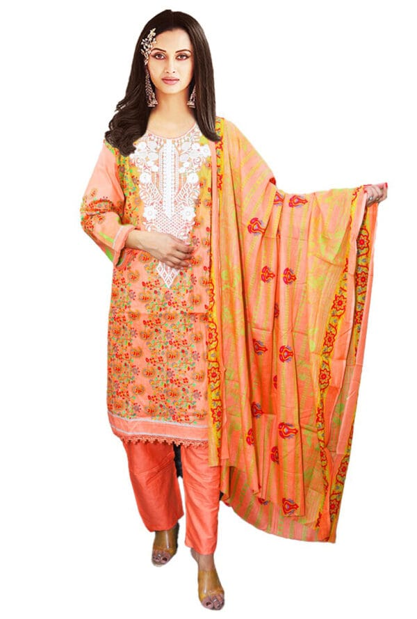 Digital Prtint Embroidery Work Pakistni Suit for Women/Girls - Image 9