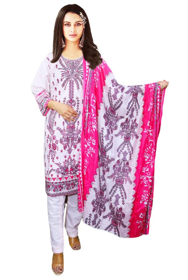 Digital Prtint Embroidery Work Pakistni Suit for Women/Girls - Image 10