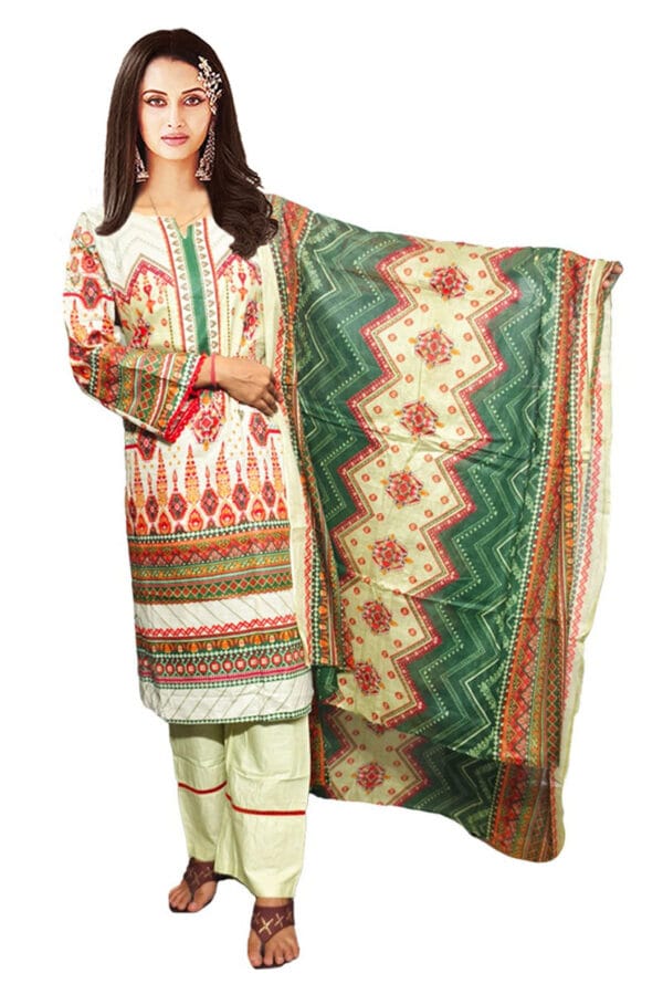 Digital Prtint Embroidery Work Pakistni Suit for Women/Girls - Image 13