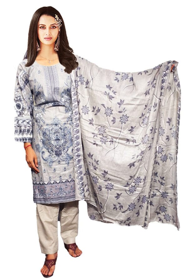 Digital Prtint Embroidery Work Pakistni Suit for Women/Girls - Image 17