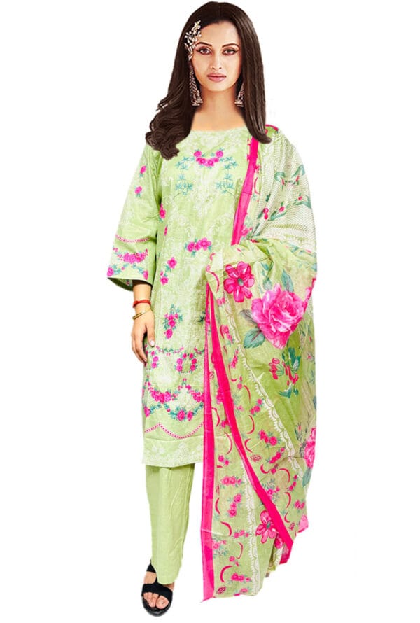 Digital Prtint Embroidery Work Pakistni Suit for Women/Girls - Image 21