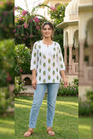 Stylish Digital Printed Kurti for Girls