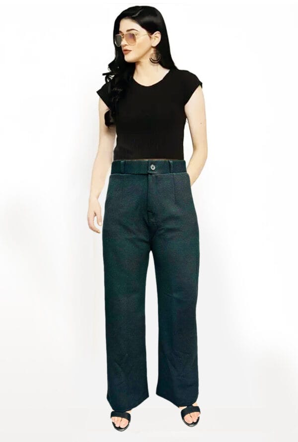 Stylish Official, Casual, Regular Crepe Pant for Women & Girls