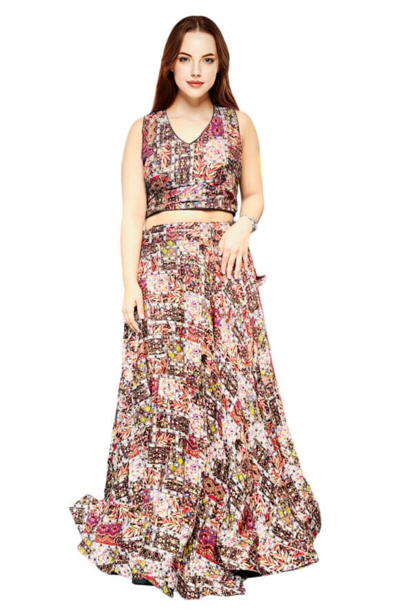 Full Embroidery Party Wear Lehenga for Women and Girls