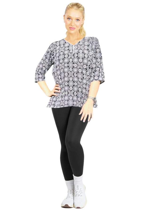 Stylish Digital Printed Above Knee Kurti for Girls & Women - Image 8