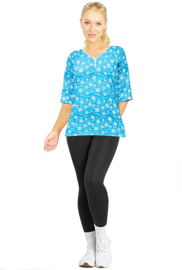 Stylish Digital Printed Above Knee Kurti for Girls & Women - Image 10