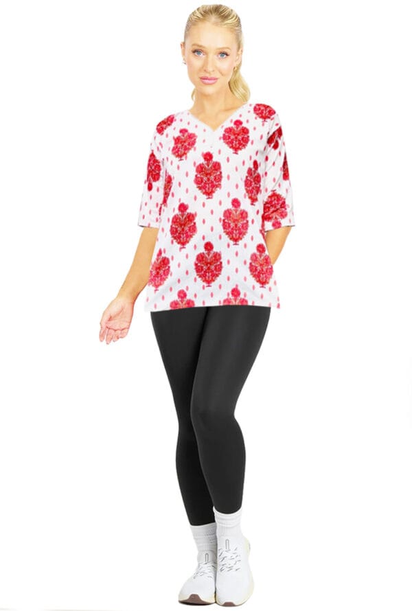 Stylish Digital Printed Above Knee Kurti for Girls & Women - Image 12