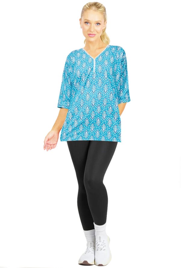 Stylish Digital Printed Above Knee Kurti for Girls & Women - Image 16