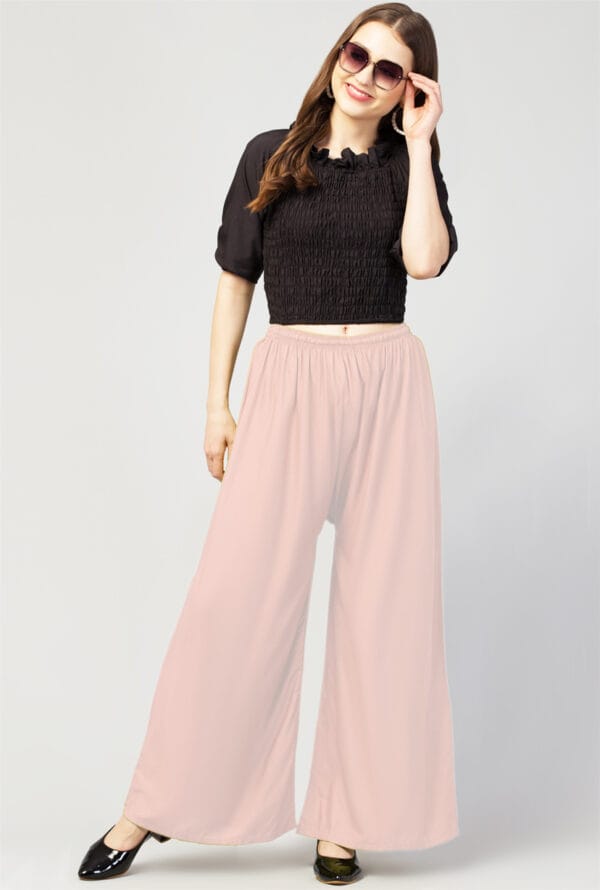 New Trending Colors Free Size Palazzo for Women and Girls - Image 6