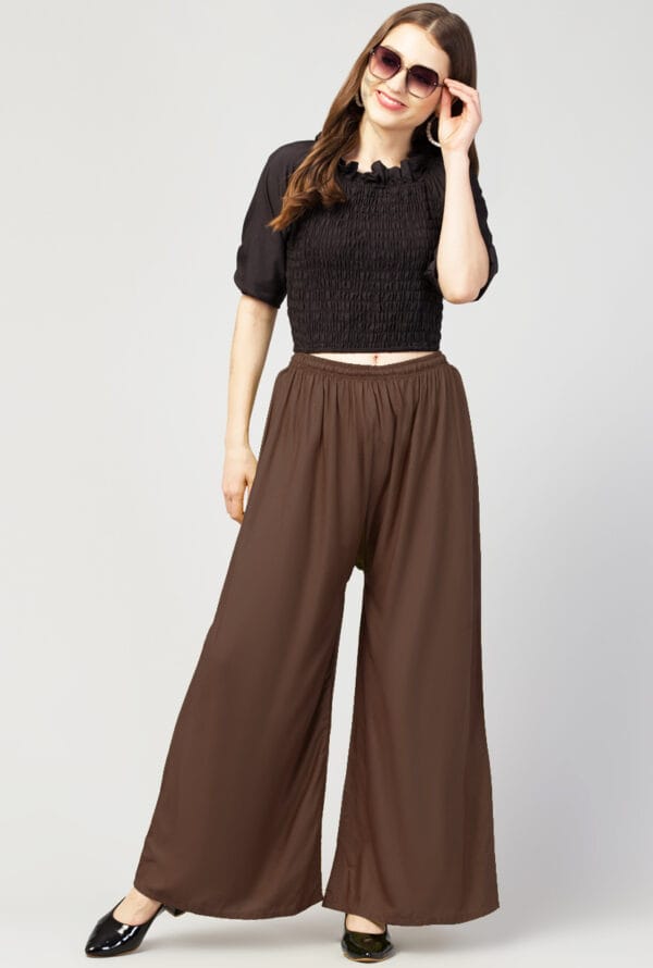 New Trending Colors Free Size Palazzo for Women and Girls - Image 11