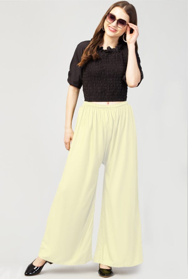 New Trending Colors Free Size Palazzo for Women and Girls - Image 15