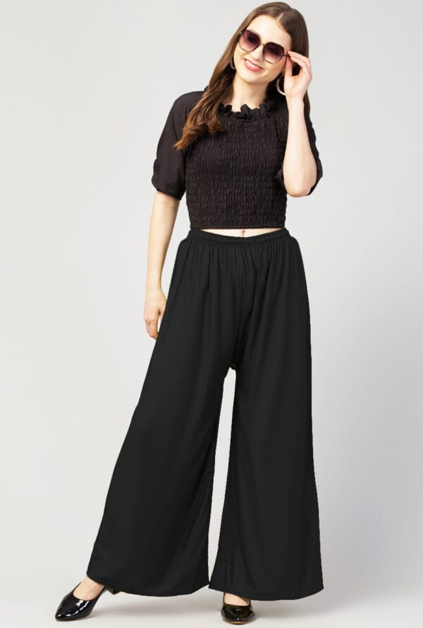 New Trending Colors Free Size Palazzo for Women and Girls - Image 20
