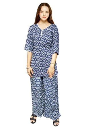 Digital Printed Stylish Kurti with Palazzo Set for Women & Girls