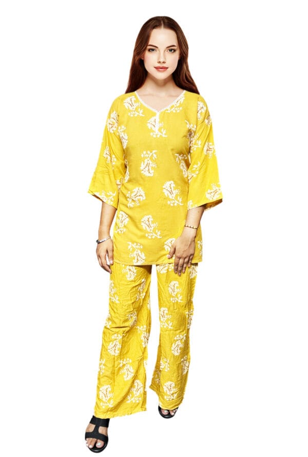 Digital Printed Stylish Kurti with Palazzo Set for Women & Girls - Image 5