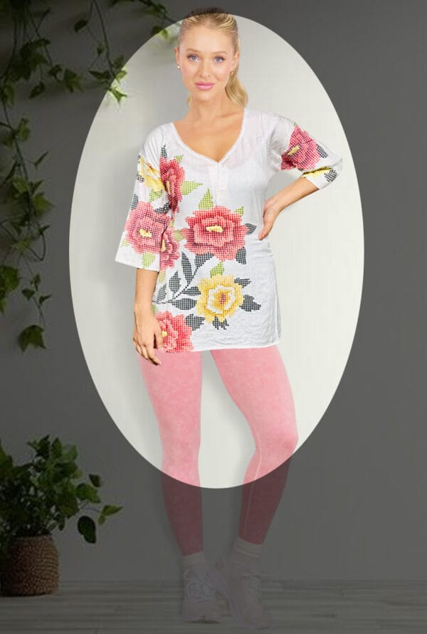 Trending Digital Floral Printed Co-Ord Set for Women & Girls HOT - Image 3