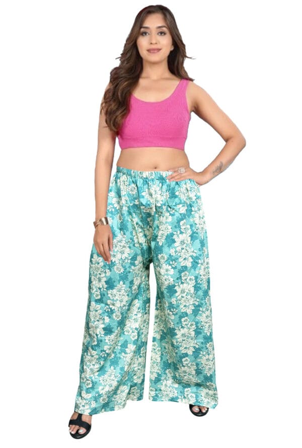 Trending Digital Printed Plus Size Palazzo for Women and Girls - Image 2