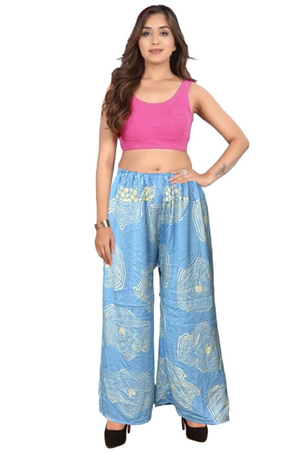 Trending Digital Printed Plus Size Palazzo for Women and Girls - Image 3