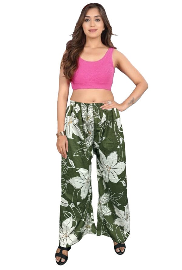 Trending Digital Printed Plus Size Palazzo for Women and Girls - Image 7