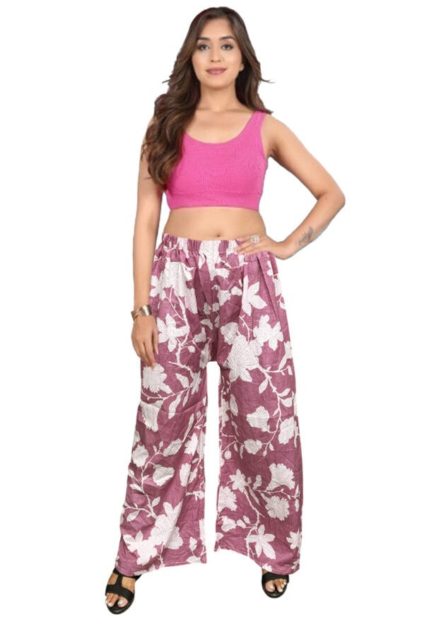 Trending Digital Printed Plus Size Palazzo for Women and Girls - Image 9