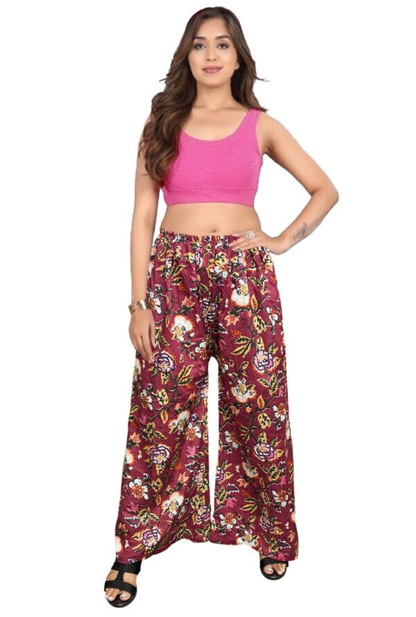 Trending Digital Printed Plus Size Palazzo for Women and Girls - Image 13
