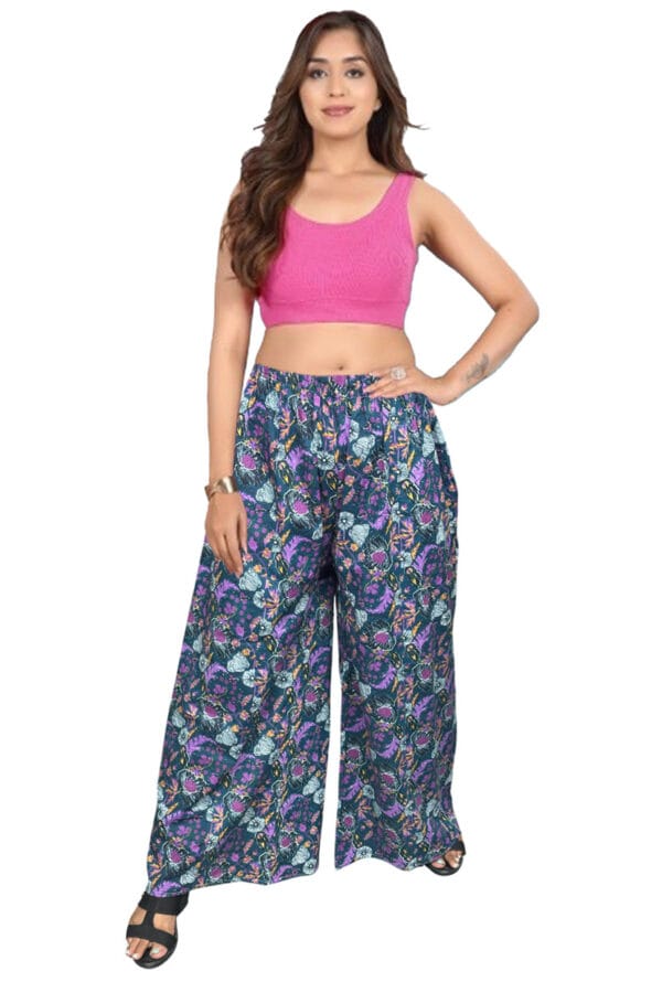 Trending Digital Printed Plus Size Palazzo for Women and Girls - Image 16