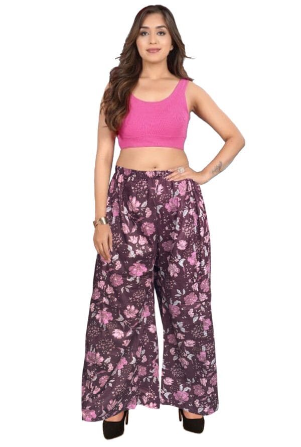 Trending Digital Printed Plus Size Palazzo for Women and Girls
