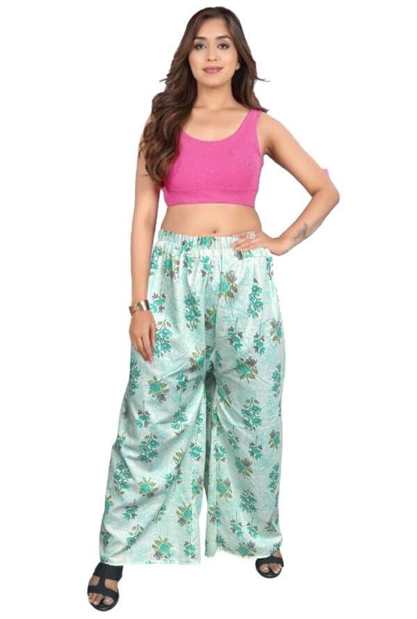 Trending Digital Printed Plus Size Palazzo for Women and Girls - Image 19