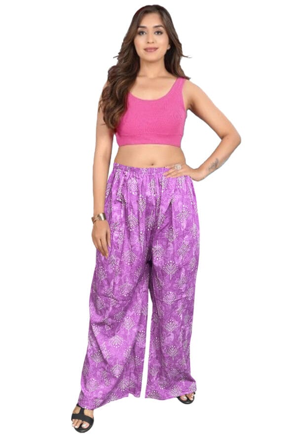 Trending Digital Printed Plus Size Palazzo for Women and Girls - Image 22