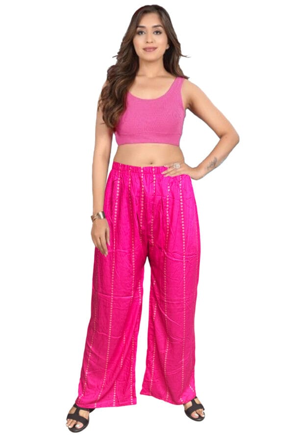 Trending Digital Printed Plus Size Palazzo for Women and Girls - Image 26