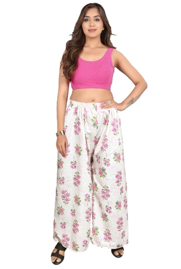 Trending Digital Printed Plus Size Palazzo for Women and Girls - Image 33