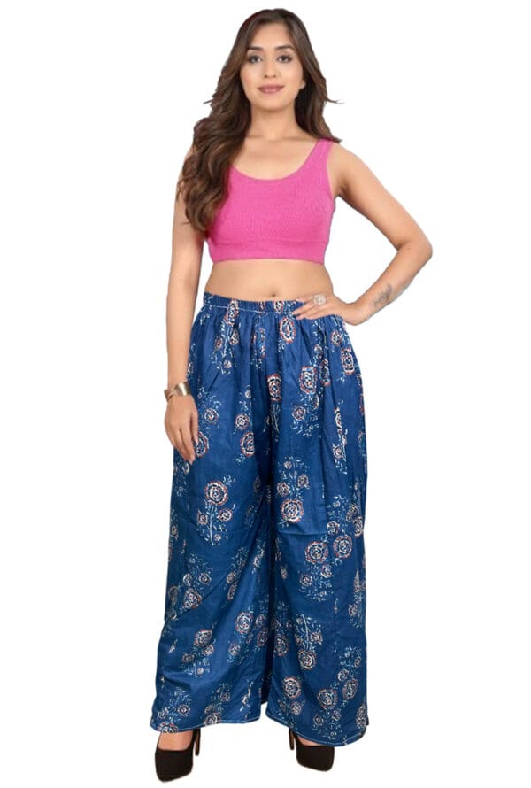 Trending Digital Printed Plus Size Palazzo for Women and Girls - Image 34