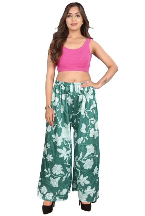 Trending Digital Printed Plus Size Palazzo for Women and Girls - Image 35