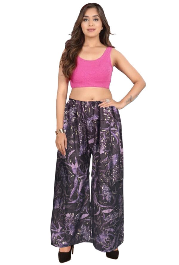 Trending Digital Printed Plus Size Palazzo for Women and Girls - Image 36