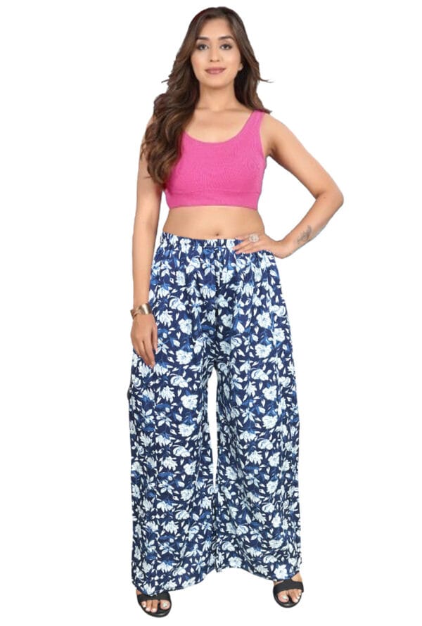 Trending Digital Printed Plus Size Palazzo for Women and Girls - Image 37