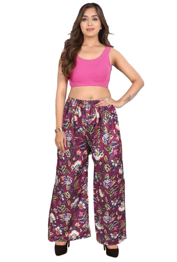 Trending Digital Printed Plus Size Palazzo for Women and Girls - Image 40