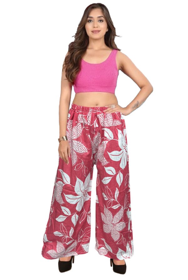 Trending Digital Printed Plus Size Palazzo for Women and Girls - Image 41