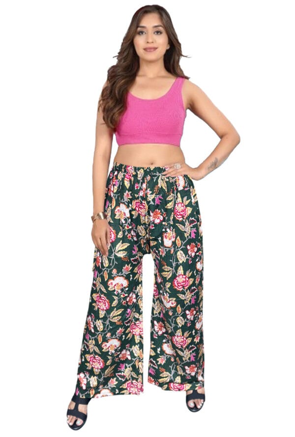 Trending Digital Printed Plus Size Palazzo for Women and Girls - Image 42